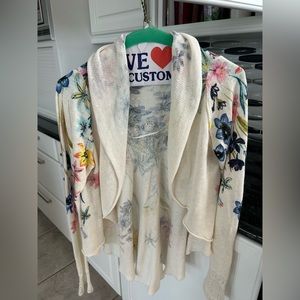 Floral cardigan